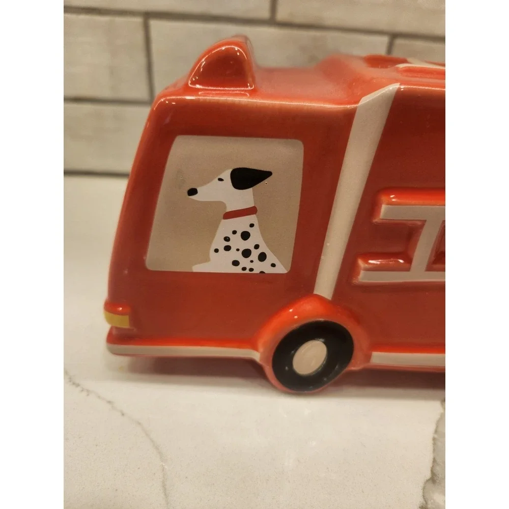 Target Discontinued‎ Children's Fire Truck Lamp With Dalmation Dog-WORKS